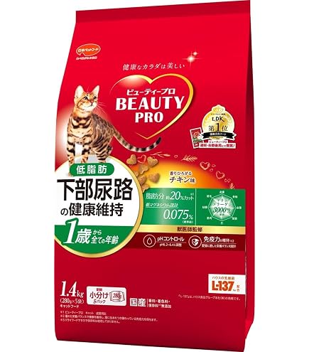 日本ペットフード　ビューティプロ　下部尿路の健康維持　450g×10袋×2箱 Amazon.co.jp: ビューティープロ キャットフード 下部尿路の健康維持 1